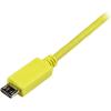 StarTech.com 3.3 ft. (1 m) USB to Micro USB Cable – USB 2.0 A to Micro B – White – Micro USB Cable (USBPAUB1MW)(Yellow)