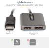 StarTech.com 3-Port DisplayPort 1.4 Splitter, DisplayPort to 3x DP Multi-Monitor Adapter, Triple 4K Computer MST Hub, USB Bus-Powered, Windows Only (MST14DP123DP)(2x DP 1.4)