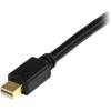 StarTech.com 3ft (0.9m) Mini DisplayPort to DVI Cable – Mini DP to DVI Adapter Cable – 1080p Video – Passive mDP 1.2 to DVI-D Single Link – mDP or Thunderbolt 1/2 Mac/PC to DVI Monitor (MDP2DVIMM3B)(Black)
