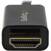 StarTech.com 3ft (1m) DisplayPort to HDMI Cable – 4K 30Hz – DisplayPort to HDMI Adapter Cable – DP 1.2 to HDMI Monitor Cable Converter – Latching DP Connector – Passive DP to HDMI Cord (DP2HDMM1MB)