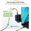 StarTech.com 3ft (1m) Thunderbolt 5 Cable, 80Gbps/120Gbps, 240W PD, 8K 60Hz, Thunderbolt Certified, TB5/TB4/USB4/USB-C