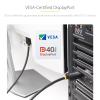StarTech.com 3m (10ft) DisplayPort 2.1 Cable, VESA Certified DP40 DisplayPort Cable w/UHBR10/HDR/HDCP 2.2, 8K 60Hz w/DSC 1.2a(3 ft)