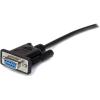 StarTech.com 3m Black Straight Through DB9 RS232 Serial Cable – DB9 RS232 Serial Extension Cable – Male to Female Cable (MXT1003MBK), 10 ft / 3m(Black)