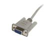 StarTech.com 3m Black Straight Through DB9 RS232 Serial Cable – DB9 RS232 Serial Extension Cable – Male to Female Cable (MXT1003MBK), 10 ft / 3m(Gray – F/F)