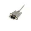StarTech.com 3m Black Straight Through DB9 RS232 Serial Cable – DB9 RS232 Serial Extension Cable – Male to Female Cable (MXT1003MBK), 10 ft / 3m(Gray)