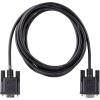 StarTech.com 3m RS232 Serial Null Modem Cable, Crossover Serial Cable w/Al-Mylar Shielding, DB9 Serial COM Port Cable Female to Male, Compatible w/DTE Devices, Black, F/M (9FMNM-3M-RS232-CABLE)