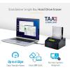 StarTech.com 4 Bay SSD/HDD Hard Drive Eraser, 2.5/3.5″ SATA, Hostless Standalone Secure Erase, Disk Sanitizer, Hardware Wiper Erasing Tool, 9 Modes, RS232 Printer Port, NIST/DOD, LCD, TAA (SATERASER4)(SATA Dock /4kn support)