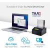 StarTech.com 4 Bay SSD/HDD Hard Drive Eraser, 2.5/3.5″ SATA, Hostless Standalone Secure Erase, Disk Sanitizer, Hardware Wiper Erasing Tool, 9 Modes, RS232 Printer Port, NIST/DOD, LCD, TAA (SATERASER4)(SATA Dock)