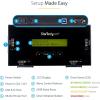 StarTech.com 4 Bay SSD/HDD Hard Drive Eraser, 2.5/3.5″ SATA, Hostless Standalone Secure Erase, Disk Sanitizer, Hardware Wiper Erasing Tool, 9 Modes, RS232 Printer Port, NIST/DOD, LCD, TAA (SATERASER4)(Hostless Eraser / Copier)