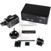 StarTech.com 4 Port DVI VGA Dual Monitor KVM Switch USB with Audio and USB 2.0 Hub, TAA (SV431DDVDUA)(2.2″x6.3″x3.9″)
