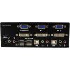 StarTech.com 4 Port DVI VGA Dual Monitor KVM Switch USB with Audio and USB 2.0 Hub, TAA (SV431DDVDUA)(2.2″x6.3″x3.9″)