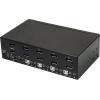 StarTech.com 4 Port DisplayPort KVM Switch – 4K 60Hz – Single Display – Dual Port UHD DP 1.2 USB KVM Switch with Integrated USB 2.0 Hub & Audio – Dell, HP, Apple, Lenovo – TAA Compliant (SV431DPUA2)(Dual Monitor (4K60) – SV431DPDDUA2)