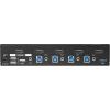 StarTech.com 4 Port DisplayPort KVM Switch – 4K 60Hz – Single Display – Dual Port UHD DP 1.2 USB KVM Switch with Integrated USB 2.0 Hub & Audio – Dell, HP, Apple, Lenovo – TAA Compliant (SV431DPUA2)(Single Monitor (4K30))
