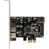 StarTech.com 4 Port PCI Express USB 3.0 Card – 3 External and 1 Internal – Native OS Support in Windows 8 and 7 – Standard and Low-Profile (PEXUSB3S42)