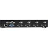 StarTech.com 4 Port Professional VGA USB KVM Switch with Hub – 1U Rack-mountable KVM Switch , TAA (SV431USB)(USB | Cables Included)