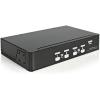 StarTech.com 4 Port Professional VGA USB KVM Switch with Hub – 1U Rack-mountable KVM Switch , TAA (SV431USB)(USB | USB 2.0 Hub)