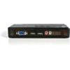 StarTech.com 4 Port USB KVM Switch Kit with Cables and Audio – Black (SV411KUSB)(4 Port)