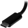 StarTech.com 4K USB C to HDMI, VGA & DVI Multi Port Video Display Adapter for Mac / Windows Laptop & Monitor (CDPVGDVHDBP)(Black)
