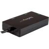 StarTech.com 4K USB C to HDMI, VGA & DVI Multi Port Video Display Adapter for Mac / Windows Laptop & Monitor (CDPVGDVHDBP)(Black)