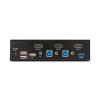 StarTech.com 4-Port DisplayPort KVM Switch, 8K 60Hz / 4K 144Hz, Single Display, DP 1.4, 2X USB 3.0 Ports, 4X USB 2.0 HID Ports, Push-Button & Hotkey Switching, TAA Compliant (D86A2-4-PORT-8K-KVM)(2-port)
