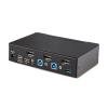 StarTech.com 4-Port DisplayPort KVM Switch, 8K 60Hz / 4K 144Hz, Single Display, DP 1.4, 2X USB 3.0 Ports, 4X USB 2.0 HID Ports, Push-Button & Hotkey Switching, TAA Compliant (D86A2-4-PORT-8K-KVM)(2-port)