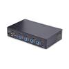 StarTech.com 4-Port DisplayPort KVM Switch, 8K 60Hz / 4K 144Hz, Single Display, DP 1.4, 2X USB 3.0 Ports, 4X USB 2.0 HID Ports, Push-Button & Hotkey Switching, TAA Compliant (D86A2-4-PORT-8K-KVM)(4-port)