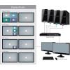 StarTech.com 4-Port Dual KVM Switch with Audio for DVI Computers – Built-in USB Hub, TAA (SV431DD2DUA)(4-in-1 | Audio | USB 2.0 Hub | Rack Mountable)