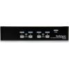 StarTech.com 4-Port USB KVM Swith with OSD – TAA Compliant – 1U Rack Mountable VGA KVM Switch (SV431DUSBU), Black(VGA)