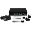 StarTech.com 4-Port USB KVM Swith with OSD – TAA Compliant – 1U Rack Mountable VGA KVM Switch (SV431DUSBU), Black(VGA)