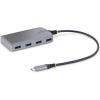 StarTech.com 4-Port USB-C Hub – 5Gbps – Bus Powered – USB C to 4x USB-A Hub w/ Optional Auxiliary Power Input – Portable Desktop/Laptop USB Hub – 1ft (30cm) Cable – USB Expansion Hub (5G4AB-USB-C-HUB)(Space Gray)