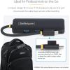 StarTech.com 4-Port USB-C Hub, USB 3.0 (5Gbps), USB-C to 4X USB-A, Bus Powered, Travel Mini Hub, Portable Multi-Port Splitter, Windows PC, MacBook, iMac, Chromebook, Surface and More(USB-C)