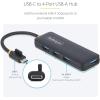 StarTech.com 4-Port USB-C Hub, USB 3.0 (5Gbps), USB-C to 4X USB-A, Bus Powered, Travel Mini Hub, Portable Multi-Port Splitter, Windows PC, MacBook, iMac, Chromebook, Surface and More(USB-C)