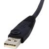 StarTech.com 4-in-1 USB DVI KVM Cable – Keyboard / video / mouse / audio extender – 4 pin USB Type A, mini-phone stereo 3.5 mm , DVI-I (USBDVI4N1A10)(15 ft | DVI-D)