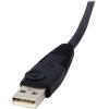 StarTech.com 4-in-1 USB DVI KVM Cable – Keyboard / video / mouse / audio extender – 4 pin USB Type A, mini-phone stereo 3.5 mm , DVI-I (USBDVI4N1A10)(6 ft | DVI-D)