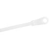StarTech.com 4″(10cm) Cable Ties – 3/32″(2.5mm) Wide, 7/8″(22mm) Bundle Diameter, 18lb(8kg) Tensile Strength, Nylon Self Locking Zip Ties with Curved Tip – 94V-2/UL Listed, 1000 Pack – Black, TAA(White)