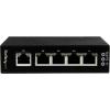 StarTech.com 5 Port Unmanaged Industrial Gigabit Ethernet Switch – DIN Rail / Wall-Mountable Network Switch – Rugged IP30 Gigabit Switch , TAA (IES51000)(No PoE)