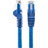 StarTech.com 50ft (15m) CAT6 Ethernet Cable – LSZH (Low Smoke Zero Halogen) – 10 Gigabit 650MHz 100W PoE RJ45 UTP Network Patch Cord Snagless w/Strain Relief – Blue CAT 6, ETL Verified (N6LPATCH50BL)