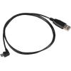 StarTech.com 6 ft. (1.8 m) Right Angle Micro USB Cable – USB 2.0 A to Right Angle Micro B – Black – Micro USB Cable (UUSBHAUB6RA)