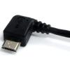 StarTech.com 6 ft. (1.8 m) USB to Micro USB Cable – USB 2.0 A to Left Angle Micro B – Black – Micro USB Cable (UUSBHAUB6LA)