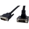 StarTech.com 6 ft 90 Degree Down Angled Dual Link DVI-D Monitor Cable M/M – Male to Male 25 pin DVI-D Video Cable Black 6 Feet – 2560×1600 (DVIDDMMBA6)(Up Angled)