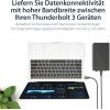 StarTech.com 6.6ft (2m) Passive Thunderbolt 3 Cable, 20Gbps, 100W PD, 4K Video, Thunderbolt Cable, Compatible with USB4/DP Alt Mode, Thunderbolt 4, USB 3.2/Type-C (TBLT3MM2MW)(3ft)