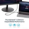 StarTech.com 6.6ft (2m) Passive Thunderbolt 3 Cable, 20Gbps, 100W PD, 4K Video, Thunderbolt Cable, Compatible with USB4/DP Alt Mode, Thunderbolt 4, USB 3.2/Type-C (TBLT3MM2MW)(6ft)