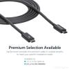 StarTech.com 6.6ft (2m) Passive Thunderbolt 3 Cable, 20Gbps, 100W PD, 4K Video, Thunderbolt Cable, Compatible with USB4/DP Alt Mode, Thunderbolt 4, USB 3.2/Type-C (TBLT3MM2MW)(6ft)