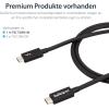 StarTech.com 6.6ft (2m) Passive Thunderbolt 3 Cable, 20Gbps, 100W PD, 4K Video, Thunderbolt Cable, Compatible with USB4/DP Alt Mode, Thunderbolt 4, USB 3.2/Type-C (TBLT3MM2MW)(3ft)