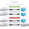 StarTech.com 6ft / 1.8m USB-C to Mini DisplayPort Cable – 4K 60Hz – Black – USB 3.1 Type C to mDP Adapter (CDP2MDPMM6B)(1m/3 ft)