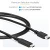 StarTech.com 6ft / 1.8m USB-C to Mini DisplayPort Cable – 4K 60Hz – Black – USB 3.1 Type C to mDP Adapter (CDP2MDPMM6B)(1m/3 ft)