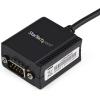 StarTech.com 6ft (1.8m) 1-Port FTDI USB to Serial RS232 Adapter Cable with COM Retention, USB to RS232 Adapter – TAA