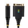 StarTech.com 6ft (1.8m) 2-Port FTDI USB to Serial RS232 Adapter Cable with COM Retention, USB to RS232 Adapter – TAA(2ft)