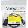 StarTech.com 6ft (1.8m) DisplayPort to DVI Cable – 1080p Video – Active DisplayPort to DVI Adapter Cable – DisplayPort to DVI-D Cable Single Link – DP 1.2 to DVI Monitor Cable Converter (DP2DVIMM6BS), Black(3 ft / 1 m)