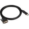 StarTech.com 6ft (1.8m) DisplayPort to DVI Cable, DP to DVI-D Video Adapter Converter Cable, Replaced by DP2DVI2MM6(2m (6ft))